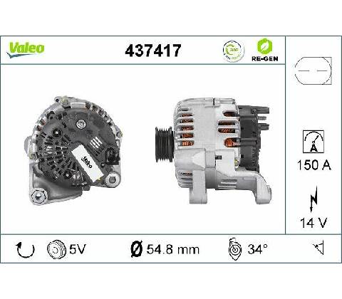 generátor VALEO 437417