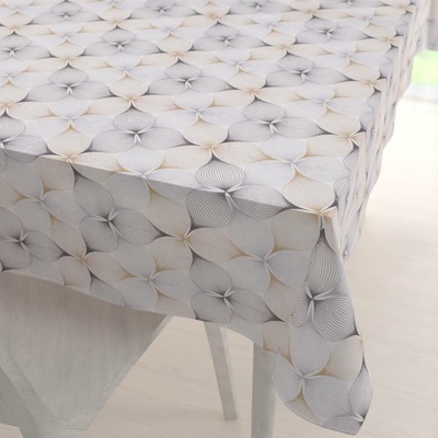 Biante Dekorační obdélníkový ubrus PML-031 Designové geometrické obrazce na bílém 80x120cm