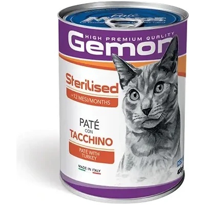 Gemon Cat Sterilised Turkey пастет за кастрирани котки - 0.4кг