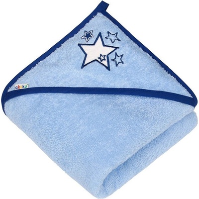 Akuku froté osuška s kapucí modrá A0663 – Zbozi.Blesk.cz