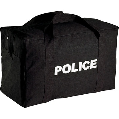 ROTHCO taška veľká s nápisom POLICE ČIERNA