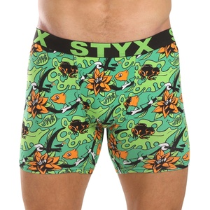 Styx Мъжки боксерки Styx long art спортна гума тропик Styx | Mnogotsveten | МЪЖЕ | XXL