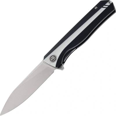 Petrified Fish PF818 Forward Stonewashed D2 White with Black G10 PF818WDW