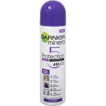 Image 1 of Garnier Mineral 6-in-1 Protection Floral Fresh deo spray 150 ml
