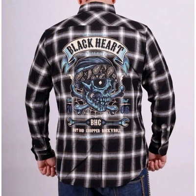 Black Heart Bandana Skull