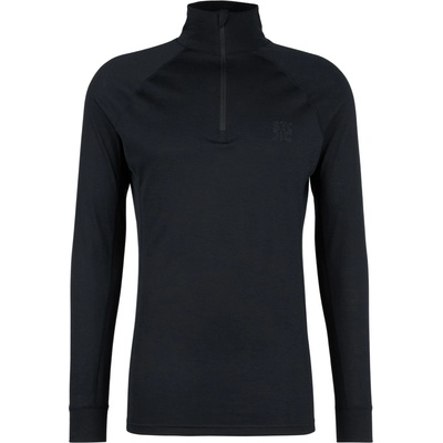 Stoic Мъжко мериносово термобельо Stoic Merino180 BengtSt. Half Zip Merino base layer - Black - размер 3XL (015-2079-0117)