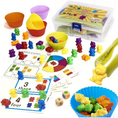 Montessori Spočítej medvídky - 44 ks – Zboží Mobilmania