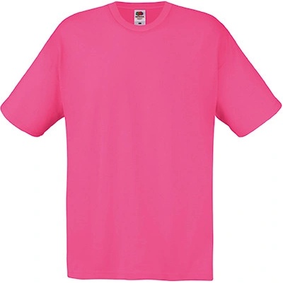 Fruit of the Loom spodní tričko Original Full-Cut T růžová fuchsiová