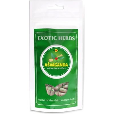 Exotic Herbs Ašvaganda veganské kapsule 100 ks
