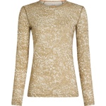 Icebreaker Дамско мериносово термобельо Icebreaker Women's Merino 200 Oasis L/S Crewe Moss Bloom Aop Merino base layer - Cumin / Undyed / Aop - размер XS (115-2819-0111)