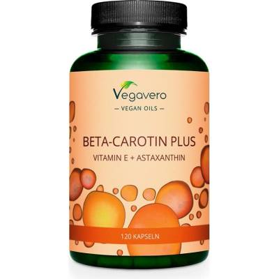 Vegavero Beta-Carotin Plus, 120 капсули, Vegavero (VV-VITA-297)