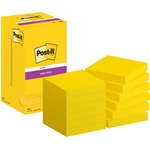 Post-it Super Sticky Notes, 12 pads (1080 sheets), 76mm x 76mm, Yellow - 654-S (654-S)