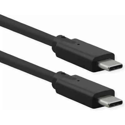 Кабел Roline 11.02. 9072, от USB-C(м) към USB-C(м), 1.5m, черен (11.02.9072)