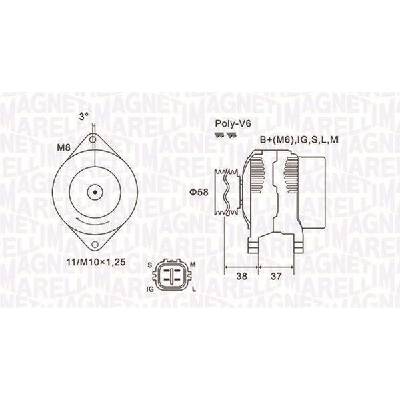 Generátor MAGNETI MARELLI 063731889010