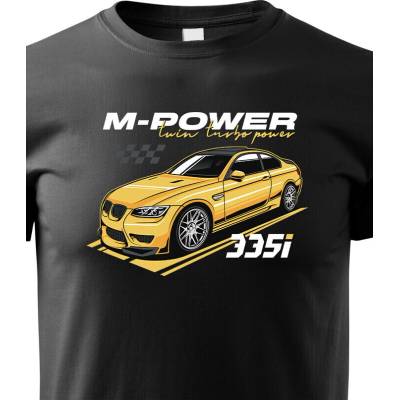 Dětské tričko M-Power 335i ČernáCanvas Dětské tričko Bezvatriko.cz 3129