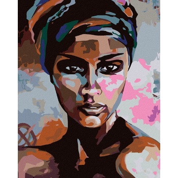 Zuty Maľovanie podľa čísel PORTRÉT PRIAMY POHĽAD