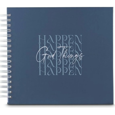 HAMA Good Things HAPPEN klasické spirálové 28 x 24 cm, 50 stran
