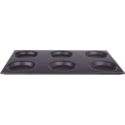 Hendi Podnos hliníkový GN 1/1 s formami s nepřilnavým povlakem 530x325x(H)15mm