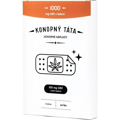 Konopný Táta Konopný táta CBD náplasti 10 ks