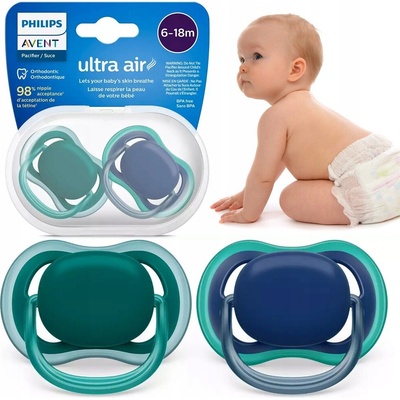 Avent Philips Cumlík Ultra air neutral chlapec modrá 2ks