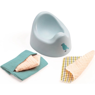 Djeco Dolls Bathtime Potty & Wipes