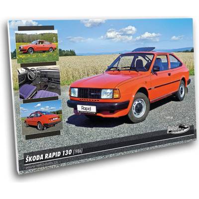 Obraz č. 30 - ŠKODA RAPID 130 (1986) 100 x 70 cm