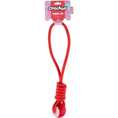 Coockoo provaz přetahovadlo Throw Me 45 cm růžové