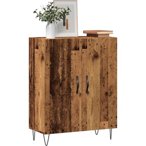 vidaXL Шкаф за хранене Old Wood 69, 5x34x90 cm Инженерна дървесина (857177)