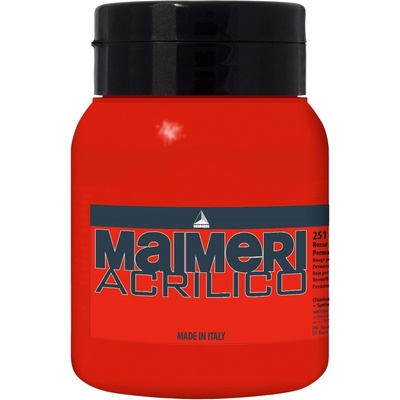 Maimeri Acrilico АКРИЛНА боя Permanent Red Light 251 500 ml 1 бр (M0934251)