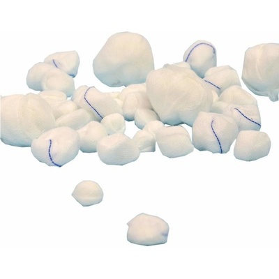 Zarys Tampon stáčený nesterilní 17nit., 4vr, 30 cm x 30 cm , okrouhlý bez RTG nitě, Tupfer lux