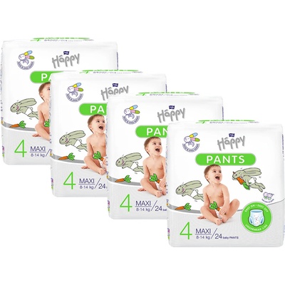 Bella Happy pants L large 8-14 kg 96 ks 4x24 ks