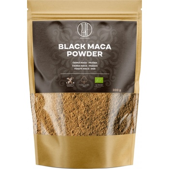 BrainMax Pure Black Maca Powder Maca čierna BIO prášok 200 g