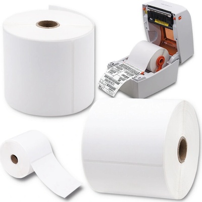 Tepelná etiketa 150 x 100 mm biela kuriérska Qoltec 51890 500ks