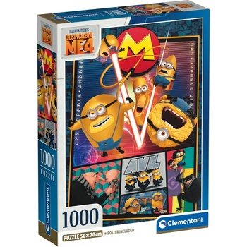 Clementoni Пъзел Clementoni от 1000 части - Аз, проклетникът 4 (39798)