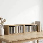 vidaXL Рафтове за CDs 2 бр. Дъб артизан 40 x 17 x 17 см (8012728)