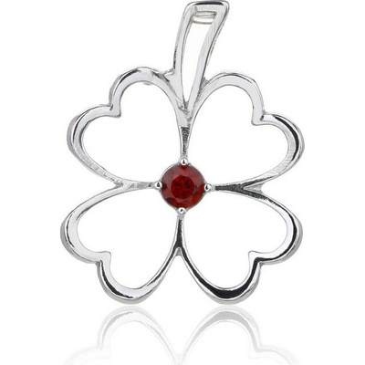 Český Granát Jan Kos jewellery Stříbrný přívěsek 32105470