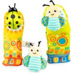 Bali Bazoo Дрънкалки чорапи Bali Bazoo - Green Beetle Bee (112505)