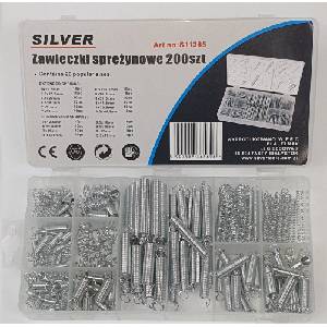 SILVER Пружинки комплект 200 бр. в органайзер 67442 (s11365)