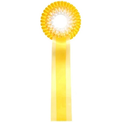 Kokarda třířadá žlutá
