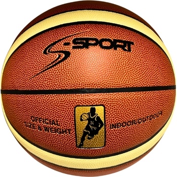 S-Sport Баскетболна топка размер 6, за външна/вътрешна употреба s-sport academy grip