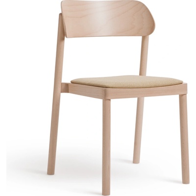 Paged Nimm A-4590 Seat Uph Back Wood buk morený / látka kat. 4