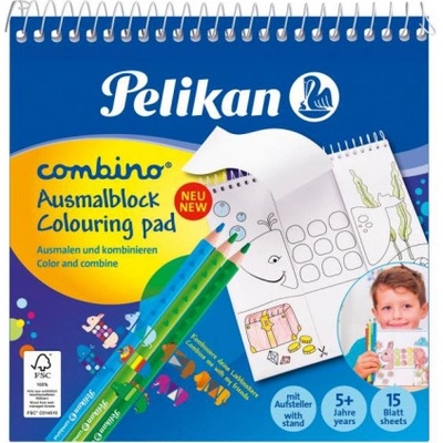 Maľovanka Pelikan Combino 15x15cm 170g/m2