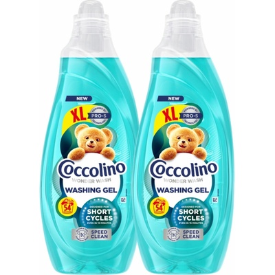 Coccolino Wonder Wash prací gel Speed Clean 2 x 2160 ml 108 PD