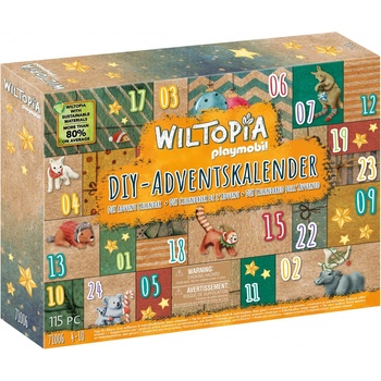 Playmobil Wiltopia 71006 DIY Adventný kalendár: Zvieracia cesta okolo sveta