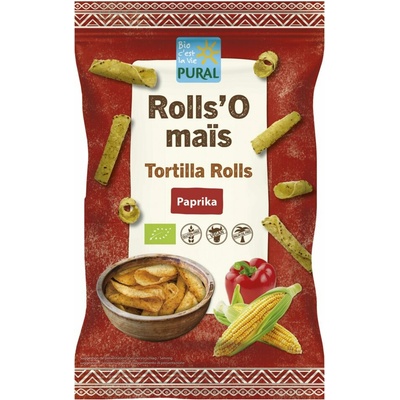 Pural Rolls'O Tortilly paprikové BIO VEGAN 125 g