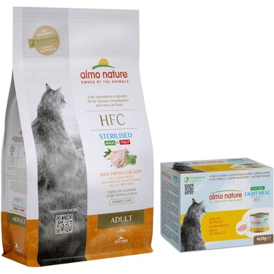 Almo Nature HFC Sterilised s kuřecím 1,2 kg