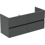 Ideal Standard Eurovit+ - Шкафче за умивалник, 55x120x44 см, 4 чекмеджета, лъскаво сиво R0267TI (R0267TI)