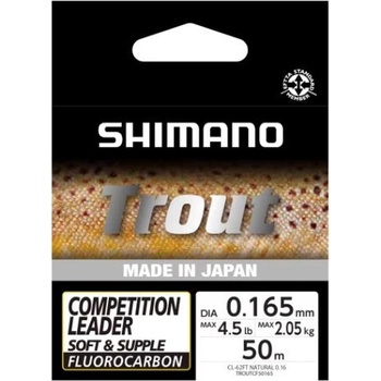 Shimano Fluorocarbon Line Trout Competition 50 m 0,16 mm 2,05 kg