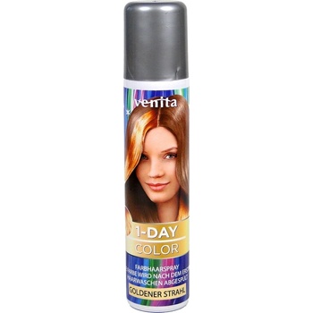 1-day Color barevný spray na vlasy zlatá 50 ml