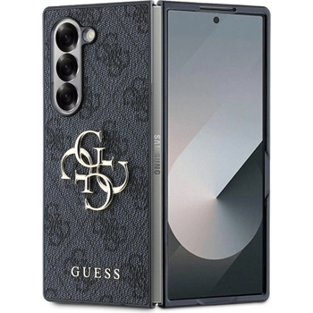 GUESS Гръб Guess PU 4G Metal Logo Case за Samsung Galaxy Z Fold 6 - Сив (3666339313135)